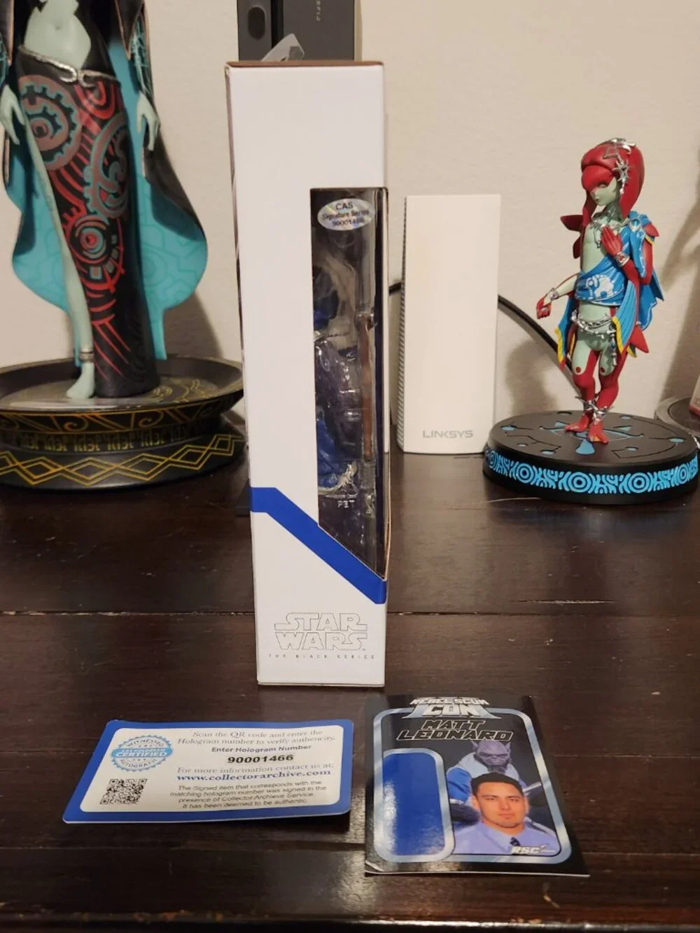 Star Wars The Black Series Zeb Orrelios First Edition Signed by Matt Leonard COA